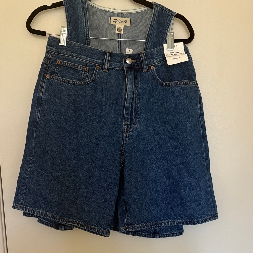 Madewell Blue Denim Shorts - Picture 2 of 6